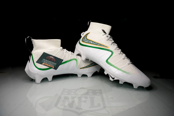 MCMC - Brian Baldinger 2025 Custom Cleats  - Supporting Polynesian HOF