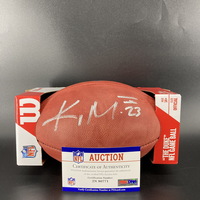NFL - Colts Kenny Moore Signed Authentic Football