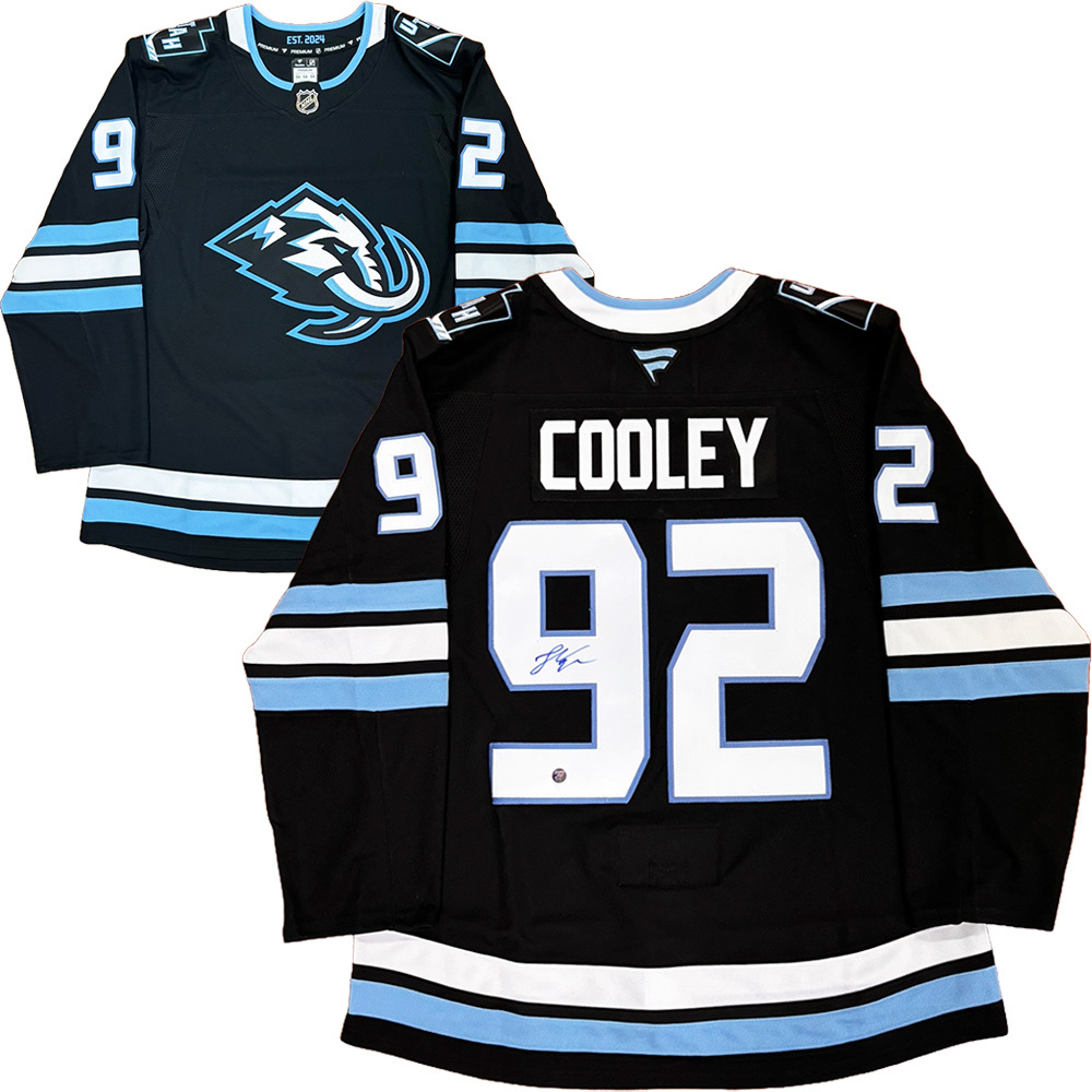 Logan Cooley Autographed Utah Mammoth Fanatics Premium Jersey