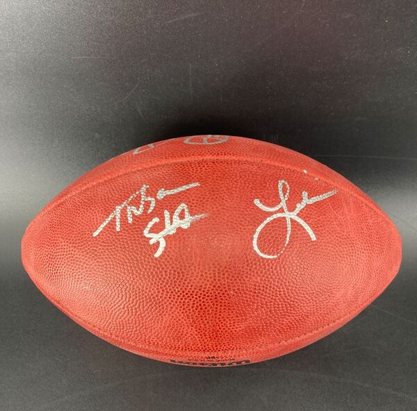 NFL - Authentic Football With Super Bowl LIX Logo Signed By Pre Game Per...