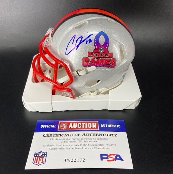 NFL - Titans Chimere Dike Signed Pro Bowl Games Mini Helmet