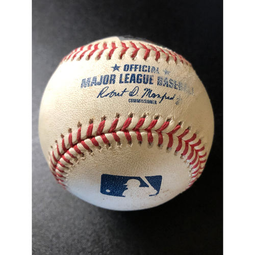 Game-Used Baseball - 2020 NLCS - Atlanta Braves vs. Los Angeles Dodgers - Game 7 - Pitcher: Ian Anderson, Batter: Will Smith (2-RBI Single) - Bot 3