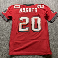 HOF - Buccaneers Ronde Barber Signed Mitchell and Ness Jersey with HOF 2...