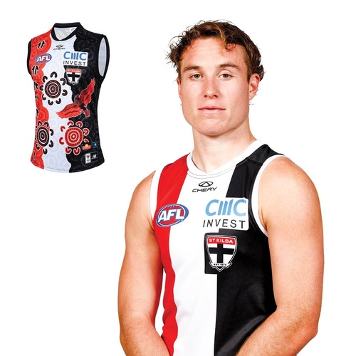 Photo of Ryan Byrnes #13 - 2025 Player First Nations Home Guernsey* Signed - Match Worn 