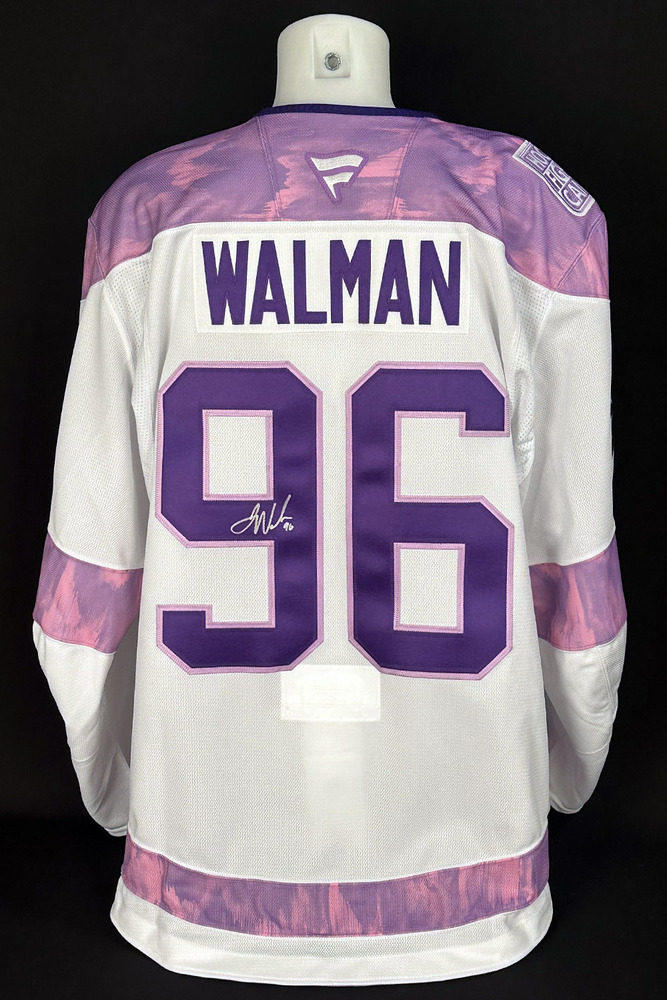 Jake Walman #96 - Autographed 2025-26 Edmonton Oilers Hockey Fights Cancer Night Ltd Edition Jersey (Autographed Only / Not Worn On Ice)