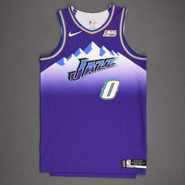 Image of Nigel Williams-Goss - Utah Jazz - Game-Worn Classic Edition 1996-04 Road Jersey - 2019-20 Season