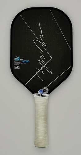 Photo of Zane Navratil Match Used Signed Paddle