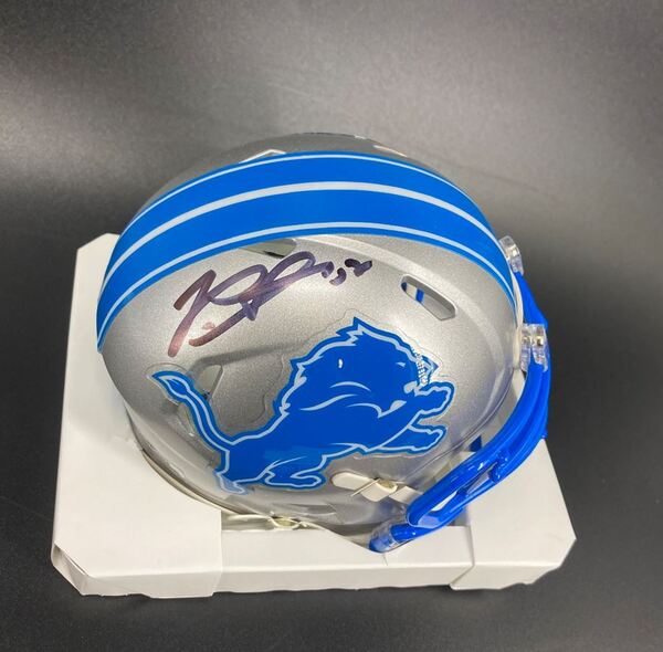 Lions - Penei Sewel Signed Mini Helmet