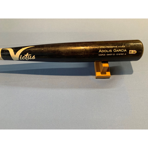 Game-Used Broken Bat - Adolis Garcia - Foul Ball - BOS @ TEX - 4/30/2021