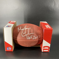 HOF - Saints Morten Andersen Signed Authentic Foobtall with Pro Bowl Log...