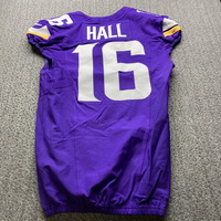 Crucial Catch - Vikings Jaren Hall Game Worn Jersey (10/08/2023) Size 42