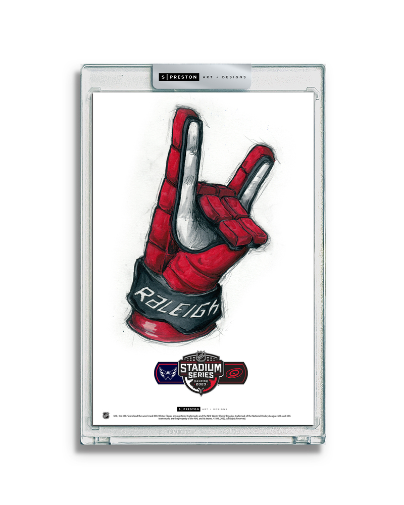 2023 NHL Stadium Series Sketch Limited Edition Art Slab