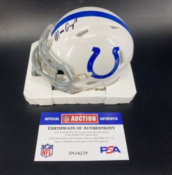 Colts - Matt Gay Signed Mini Helmet