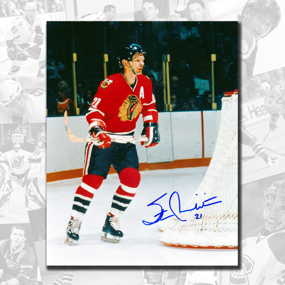 Stan Mikita Chicago Blackhawks Autographed 8x10