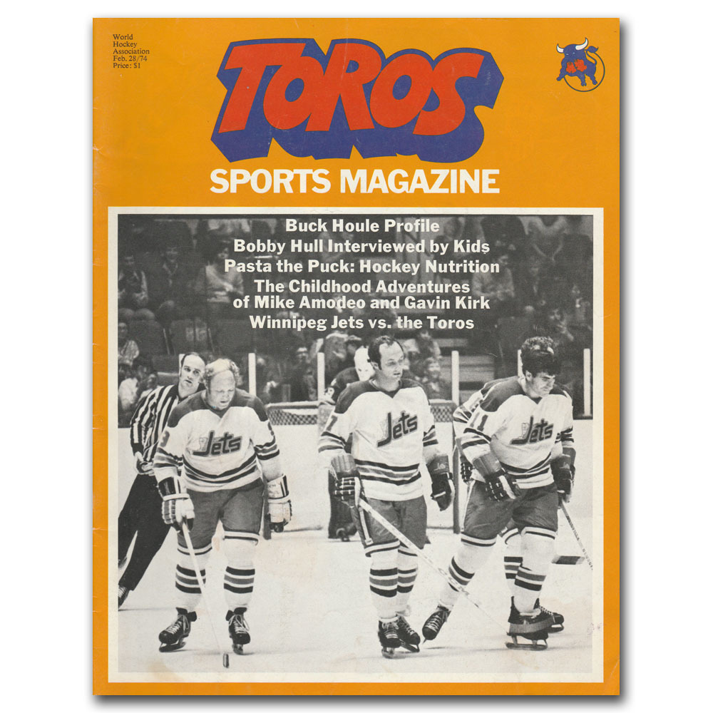 Toronto Toros (WHA) Program - February 28, 1974