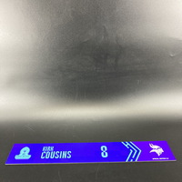 NFL - Vikings Kirk Cousins Special Edition 2022 Pro Bowl Locker Nameplat...