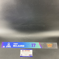 NFL - Commanders Terry McLaurin 2023 Pro Bowl Games Nameplate Special Ed...