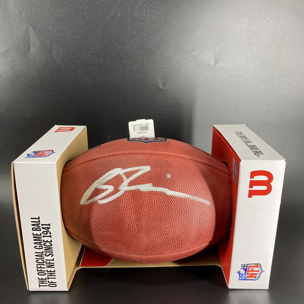 NFL - Chargers Brendan Rice Signed Authentic Football