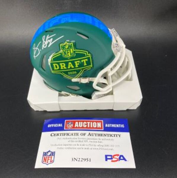 NFL - Commanders Sonny Styles Signed NFL Draft Mini Helmet
