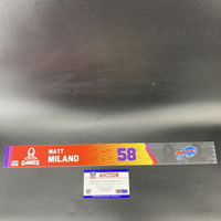 NFL - Bills Matt Milano 2023 Pro Bowl Games Nameplate Special Edition 3 ...