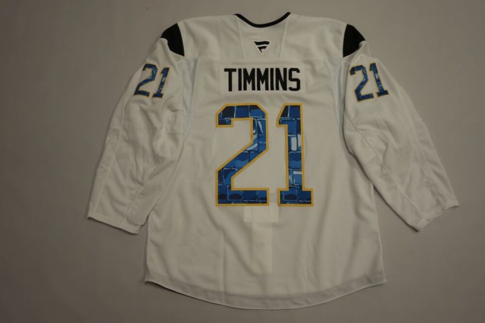 Conor Timmins 2025-26 Buffalo Sabres Pride Night Jersey
