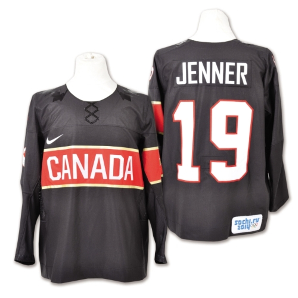 Brianne Jenner's 2014 Olympics Team Canada GameWorn Jersey w/ Hockey
