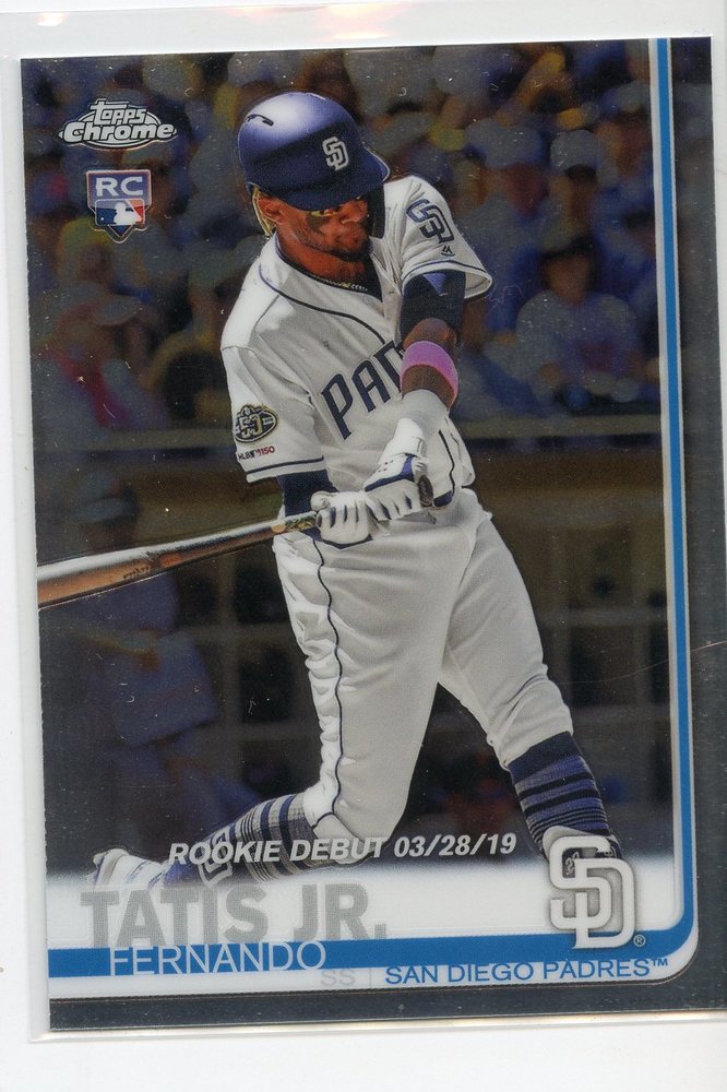2019 Topps Chrome Update #54 Fernando Tatis Jr. Rookie Debut