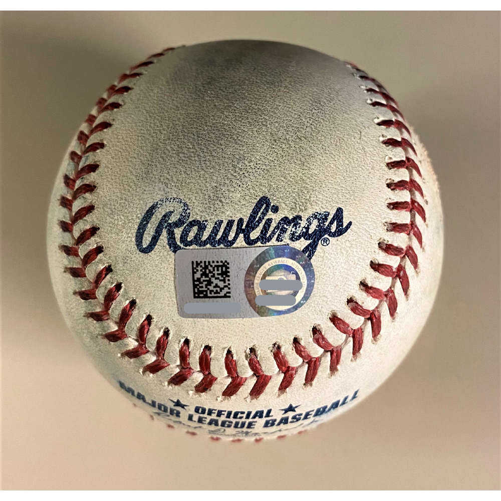 GameUsed Baseball Giancarlo Stanton New York Yankees Walk and Michael