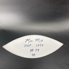 HOF - Chargers Ron Mix Signed White Panel