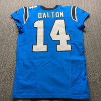 International Series - Panthers Andy Dalton Game Used Jersey (11/10/24) ...