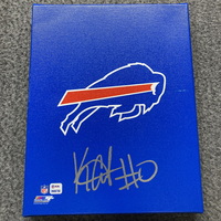 NFL - Bills Keon Coleman Signed 11x14 Canvas Print