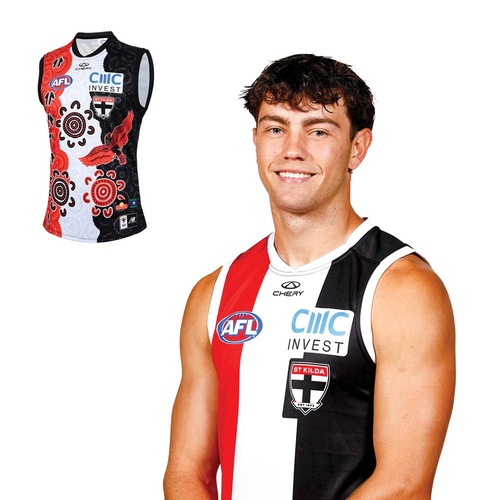 Photo of Jack Carroll #18 - 2025 Player First Nations Home Guernsey* Signed - Match Worn 