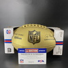 NFL - Jaguars Travis Hunter Signed Gold Composite Football