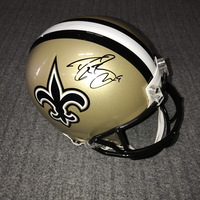 NFL - Saints Drew Brees Signed Proline Helmet