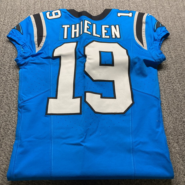 Crucial Catch - Panthers Adam Thielen Game Worn Jersey (10/15/23) Size S...