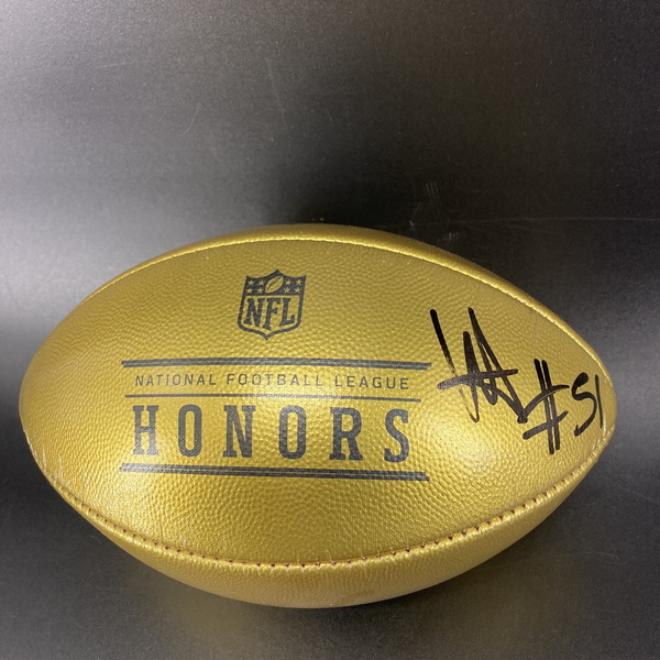 NFL - Texans Will Anderson Signed Gold Honors Football