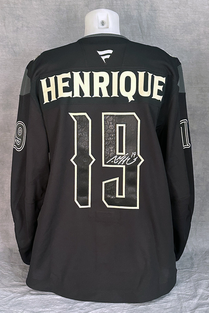 Adam Henrique #19 - Autographed 2025-26 Edmonton Oilers Dia de los Muertos (Day of the Dead) Ltd Edition Fanatics Practice Jersey (Autographed Only / Not Worn)