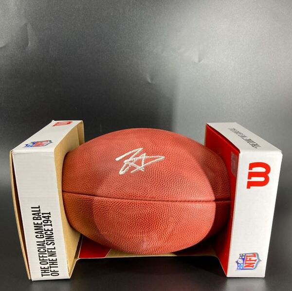 NFL - Titans Tyjae Spears Signed Authentic Football