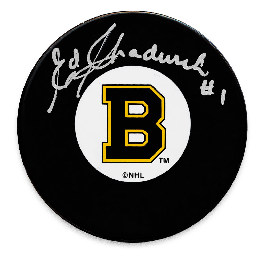 Ed Chadwick Boston Bruins Autographed Puck