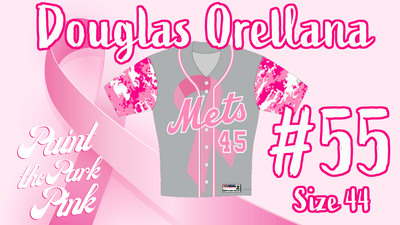 Paint the Park Pink Jersey #55 Douglas Orellana