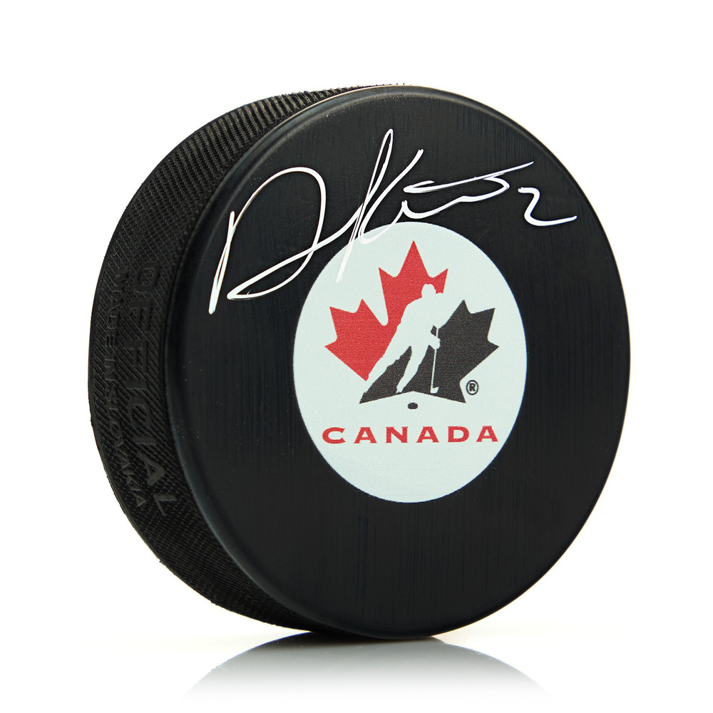 Duncan Keith Autographed Team Canada Hockey Puck