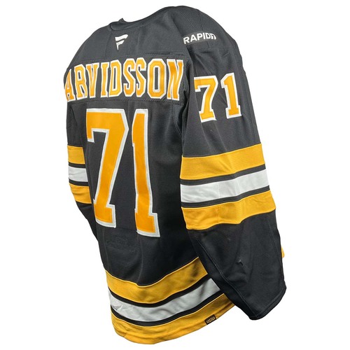 Photo of Game-Used 2025-2026 Season Home Hockey Jersey - Chara Jersey Retirement Night - Viktor Arvidsson