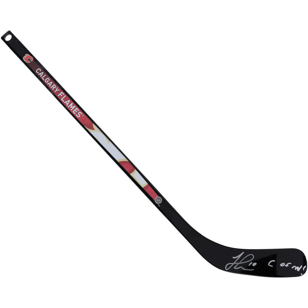 Jonathan Huberdeau Calgary Flames Autographed Mini Composite Hockey Stick with 