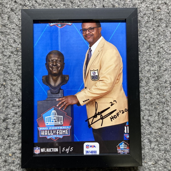 HOF - Broncos Steve Atwater NFL Auction Exclusive Signed 5x7 Framed Phot...