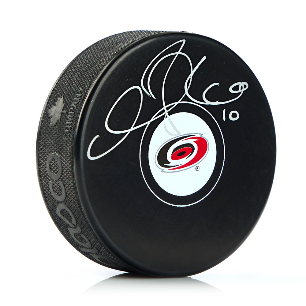 Gary Roberts Autographed Carolina Hurricanes Hockey Puck