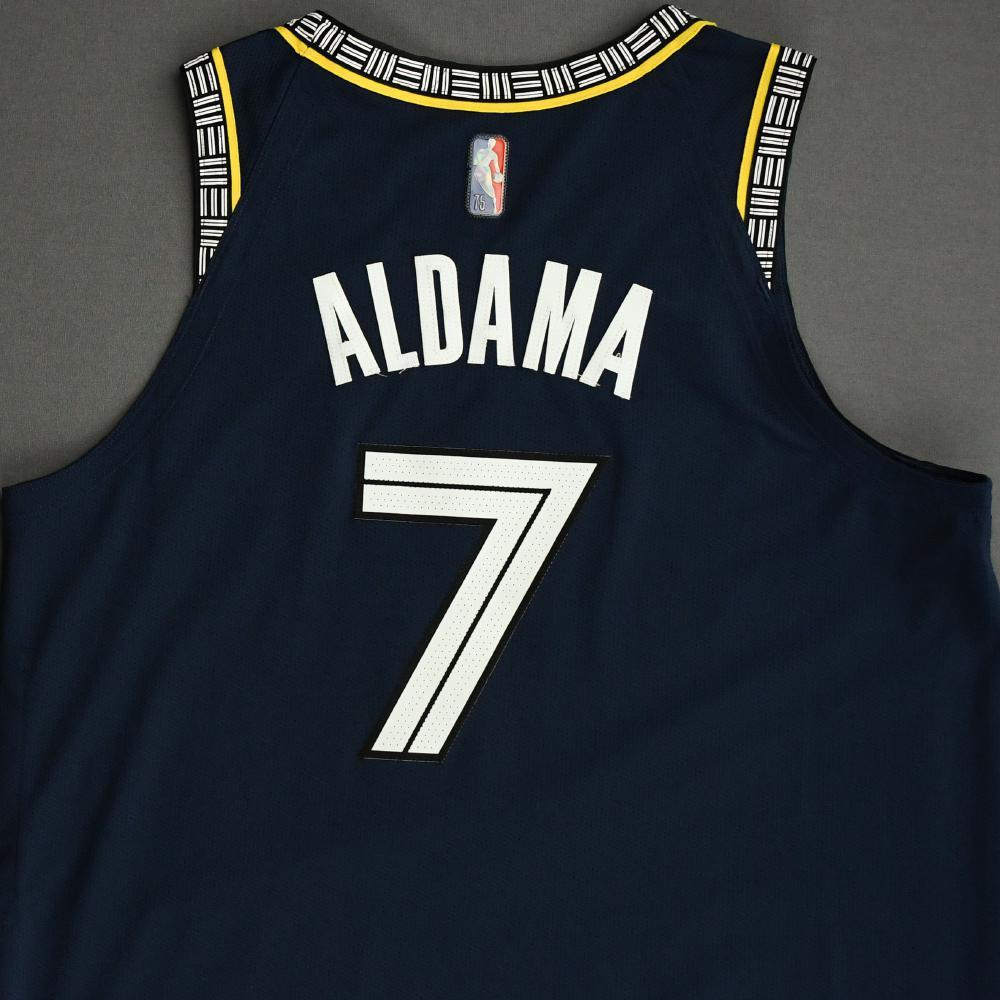 Santi Aldama Memphis Grizzlies GameWorn City Edition Jersey