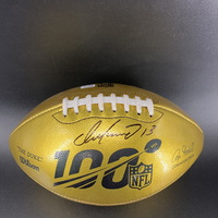 PCC - Dolphins Dan Marino Signed NFL 100 Gold Football