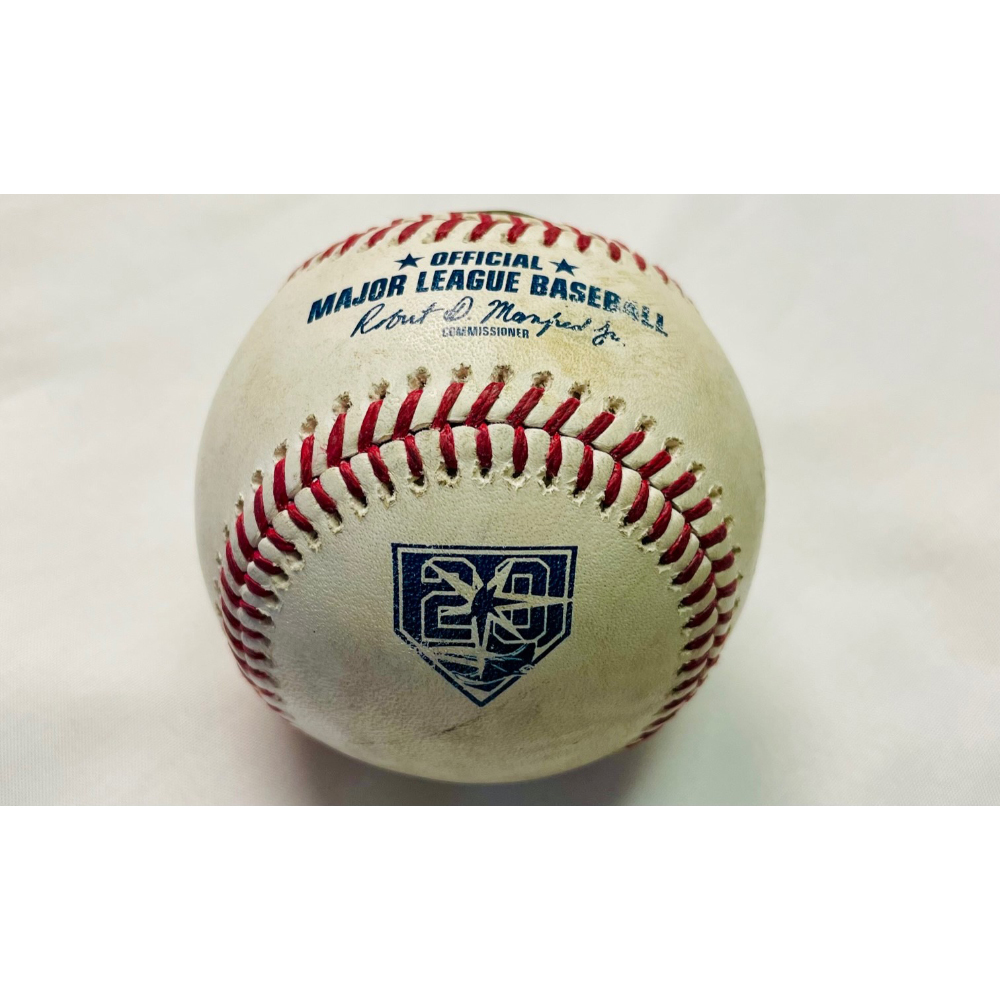 Game Used Autographed Baseball: Willy Adames MLB Debut - May 22