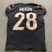STS - Bengals Joe Mixon Game Worn Jersey (11/7/21) Size 40 W/ Captains P...