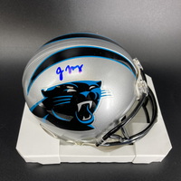 NFL - Panthers Jonathan Mingo signed mini helmet
